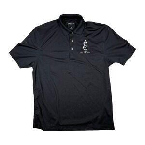Sport-Tek Black Polo Shirt Mens Medium Embroidered Arizona Organix AZO Logo‎